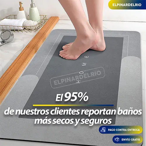 Paga 2 Lleva 3 Tapetes Super Absorbentes Anti-Caidas