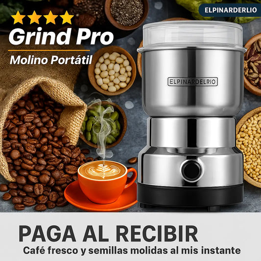 Molino Eléctrico Portátil GrindPro