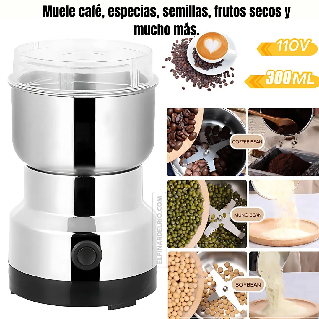 Molino Eléctrico Portátil GrindPro