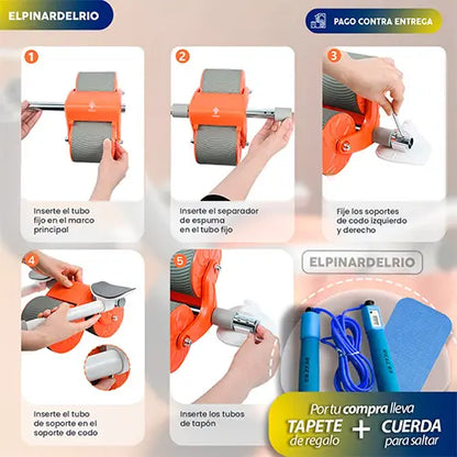 Core Sculptor Abs Elite Mat™ – Cuerda de Saltar y Tapete GRATIS + Guía Exclusiva para Definir Abdominales