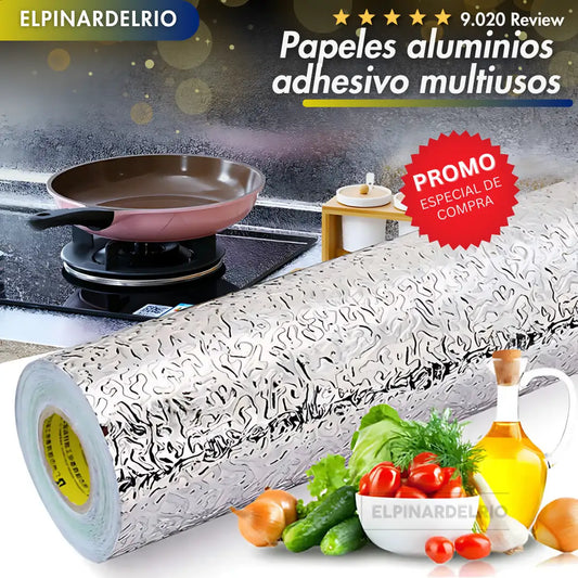 Papeles aluminios adhesivo multiusos