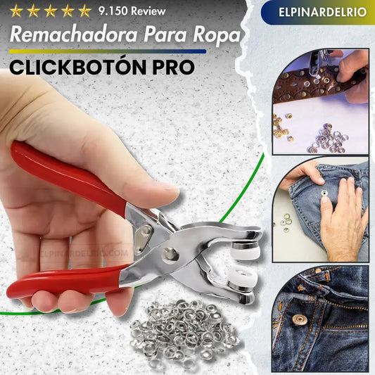 Remachadora Para Ropa ClickBotón Pro