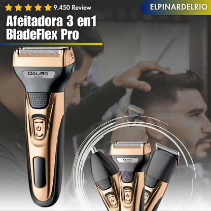 Afeitadora 3 en1 BladeFlex Pro