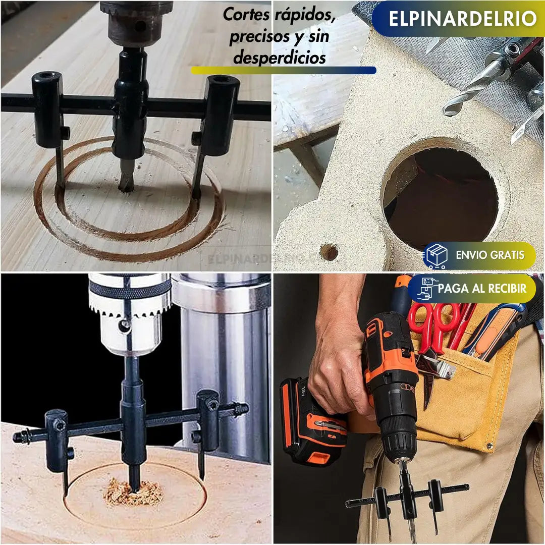 Oferta paga 1 lleva 2 Cortador de agujeros Adjustable Perfect
