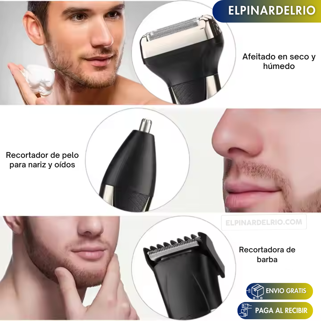 Afeitadora 3 en1 BladeFlex Pro