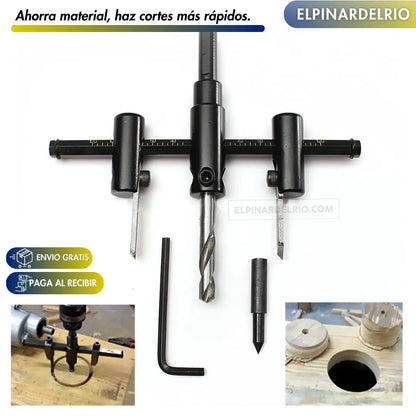 Oferta paga 1 lleva 2 Cortador de agujeros Adjustable Perfect