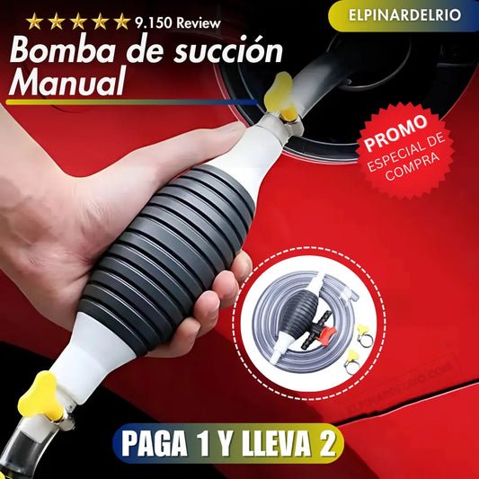 Paga 1 y lleva 2 Bomba De Succion Manual