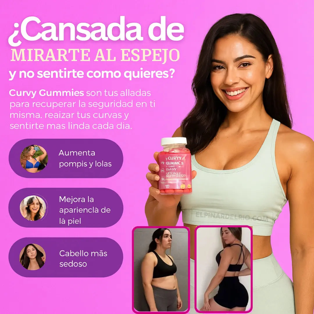 Gomitas FitGlow Curvy Gummies™ + Guía de Ejercicios para eliminar la grasa abdominal