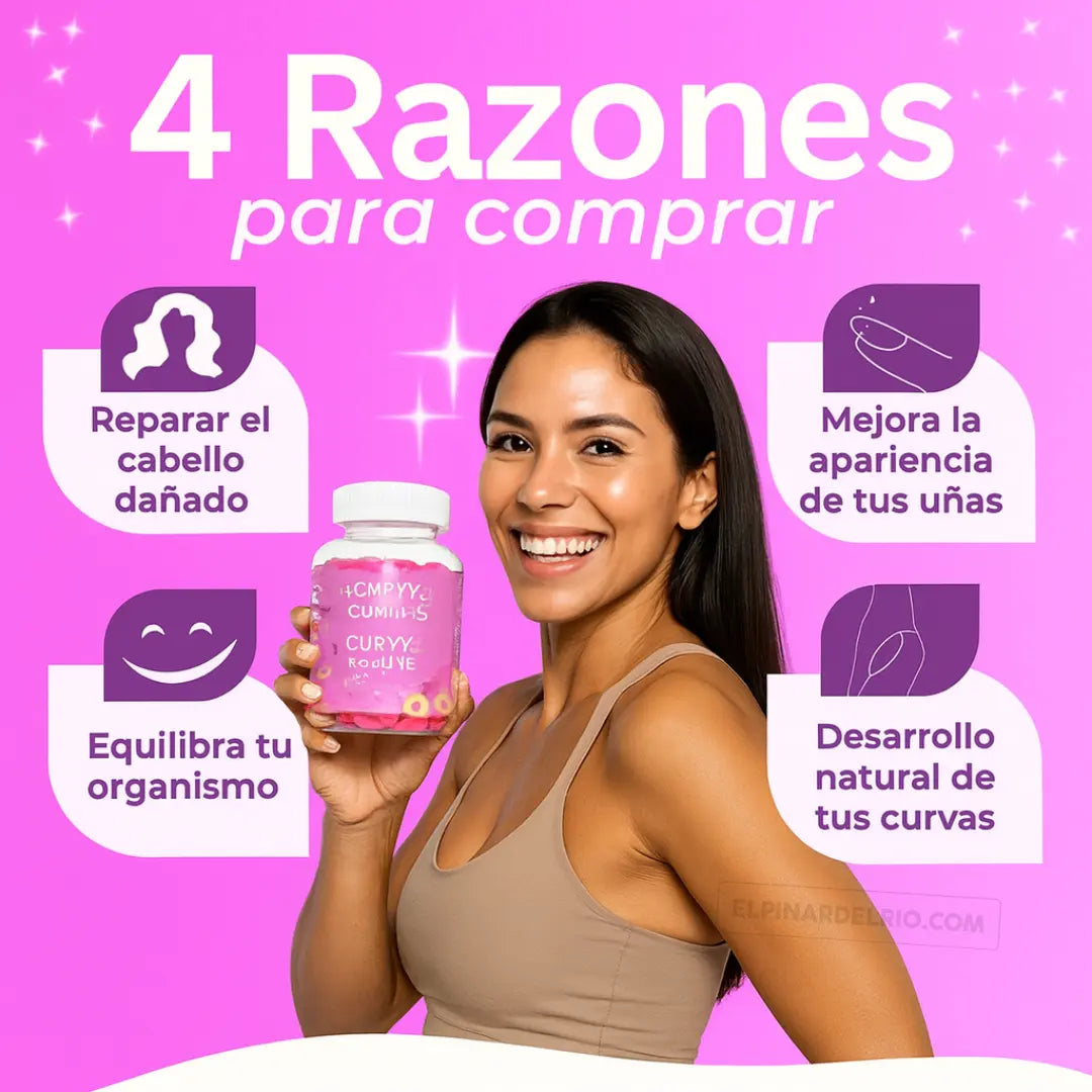 Gomitas FitGlow Curvy Gummies™ + Guía de Ejercicios para eliminar la grasa abdominal