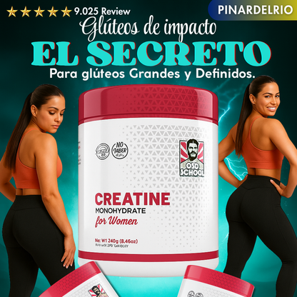 Creatina Monohidratada Power Women™  + Guía Exclusiva para Definir Abdominales