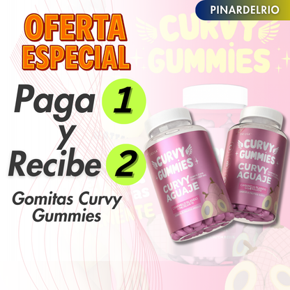 Gomitas FitGlow Curvy Gummies™ + Guía de Ejercicios para eliminar la grasa abdominal