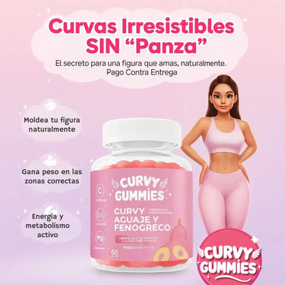 Gomitas FitGlow Curvy Gummies™ + Guía de Ejercicios para eliminar la grasa abdominal
