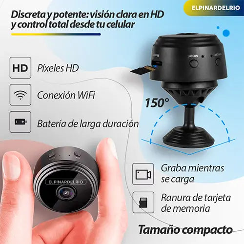 Mini Camara HD 1080 con WIFI